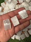 Raw Selenite chunks 1 inch -  Raw Selenite - Selenite Crystal Wands - Selenite Stick For Reiki , FREE SHIPPING
