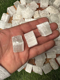 Raw Selenite chunks 1 inch -  Raw Selenite - Selenite Crystal Wands - Selenite Stick For Reiki , FREE SHIPPING