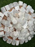 Raw Selenite chunks 1 inch -  Raw Selenite - Selenite Crystal Wands - Selenite Stick For Reiki , FREE SHIPPING