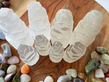 Selenite Crystal Tower for Reiki and Crystal Charging | Made in Morocco | Selenite Iceberg Charging Towers Crystal Skyscraper