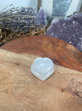 SELENITE Crystal Hearts, Free Shipping, WHOLESALE PRICES, Selenite in Heart shape 2.25"x2"x0.875" thick, Best for gift sets,  hand carving