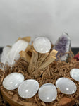 SELENITE PALMSTONE, Palm Stone Free Shipping, WHOLESALE Prices, Handmade, Best for gift sets, hand carving