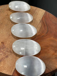 SELENITE PALMSTONE, Palm Stone Free Shipping, WHOLESALE Prices, Handmade, Best for gift sets, hand carving