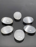 SELENITE PALMSTONE, Palm Stone Free Shipping, WHOLESALE Prices, Handmade, Best for gift sets, hand carving