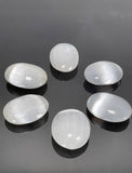 SELENITE PALMSTONE, Palm Stone Free Shipping, WHOLESALE Prices, Handmade, Best for gift sets, hand carving
