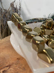 Gold Hematite Tumbled Stones , Grade A Hematite