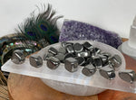 Silver Hematite Tumbled Stones , Grade A Hematite