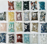2 OZ Crystal Chips | Flat Price for all types | 1 oz | Tumbled Chips Tumbled Chips