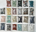 2 OZ Crystal Chips | Flat Price for all types | 1 oz | Tumbled Chips Tumbled Chips