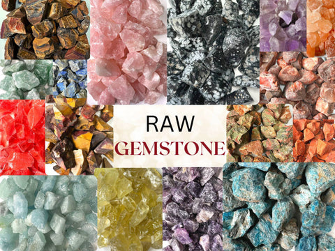 Authentic RAW Crystal  Packages / RAW Stone/Clear quartz/Amethyst/Rose quartz/Howlite/Aventurine/Snowflake obsidian/Sodalite/Lapis Lazuli etc.