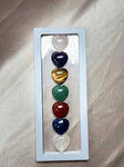 7 Chakra Heart Gemstone Set (Rose Quartz, Amethyst, Tiger Eye, Green Aventurine, Red Jasper, Blue Sodalite, Clear Quartz), Gemstone Kit