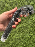 Snowflake Obsidian Shower Head / High-pressure handheld shower head / Water saving /  Natural Crystal Shower Head / Gemstone Shower Head