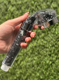 Snowflake Obsidian Shower Head / High-pressure handheld shower head / Water saving /  Natural Crystal Shower Head / Gemstone Shower Head