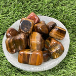 Tumbled TIGER EYE / Authentic Tumbled Tiger Eye / Tiger Eye