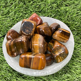 Tumbled TIGER EYE / Authentic Tumbled Tiger Eye / Tiger Eye
