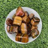 Tumbled TIGER EYE / Authentic Tumbled Tiger Eye / Tiger Eye