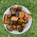 Tumbled TIGER EYE / Authentic Tumbled Tiger Eye / Tiger Eye