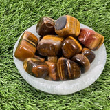 Tumbled TIGER EYE / Authentic Tumbled Tiger Eye / Tiger Eye