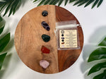 LEO Crystal Set, 5x Crystals Set For LEO (Hematite, Amethyst, Bloodstone, Red Jasper, Rose Quartz) Energy  Gemstone Kit
