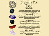 ZODIAC Crystal Set, 5x Crystals Set HOROSCOPE, ZODIAC  Crystal, Horoscope  crystal