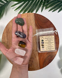 SAGITTARIUS Crystal Set,5x Crystals Set For SAGITTARIUS(Green Aventurine, Amethyst, Tiger Eye,Clear Quartz ,Rose Quartz)