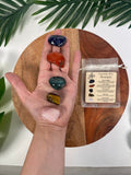 SCORPIO Crystal Set, 5x Crystals Set For SCORPIO (Blue Sodalite, Red Jasper, Bloodstone, Tiger Eye, Rose Quartz) Energy Healing Gemstone Kit