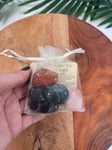 VIRGO Crystal Set, 5x Crystals Set For VIRGO (Hematite, Amethyst, Bloodstone, Red Jasper, Rose Quartz)